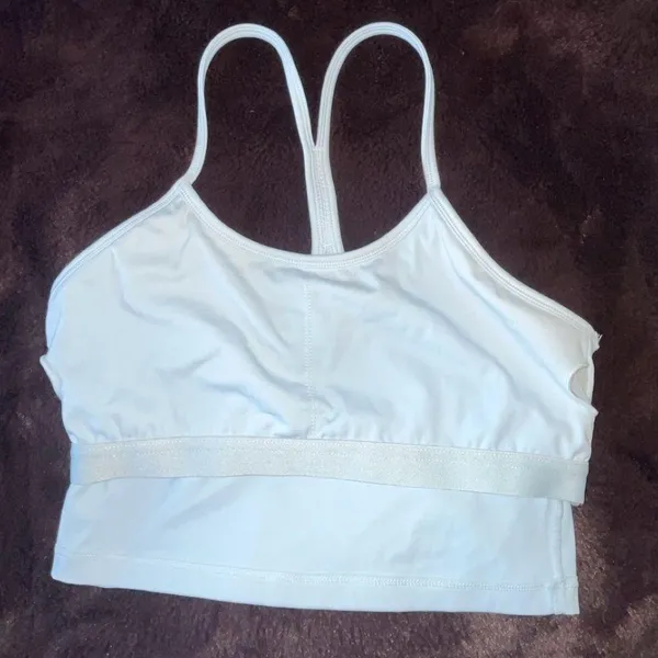 Paragon Fitwear Unpadded Pale Blue Sports Bra SIZE MEDIUM - Image 3