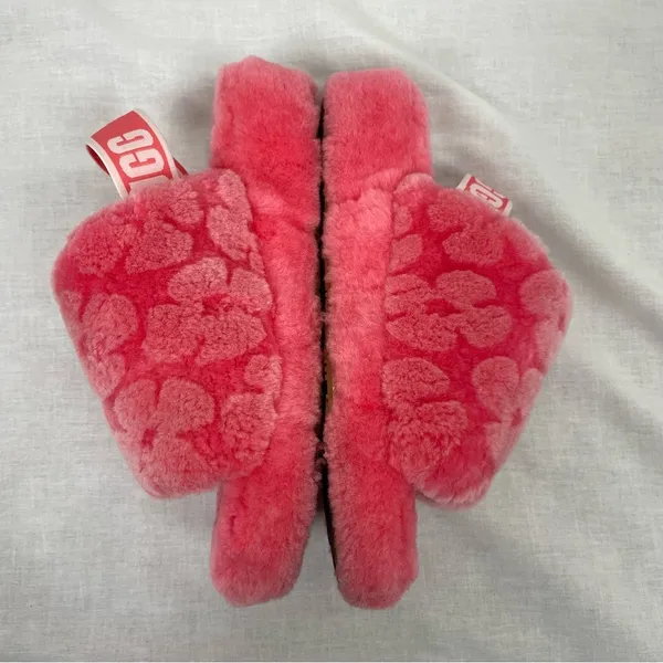 Ugg Fluff Yeah Poppy Slide Slippers Strawberry Sorbet - Image 8