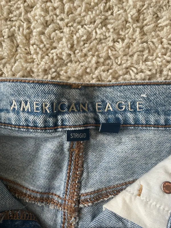 American Eagle Blue Jean Shorts Denim Size XS - Image 3