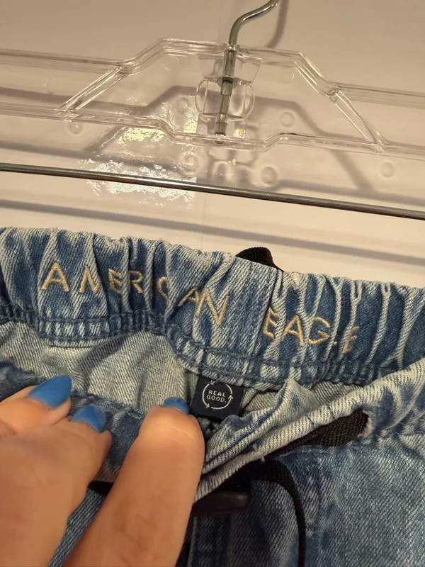 American‎ Eagle buckle pull on jeans - Image 3