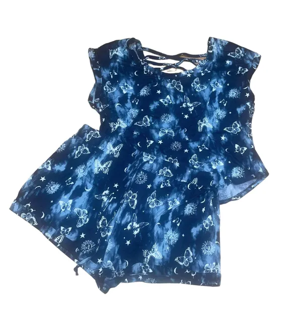 No Boundaries Butterfly Print Active Shorts Set - Image 3