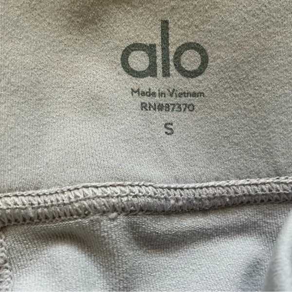 Alo yoga textured tights high rise violet size small #87370 - Image 7