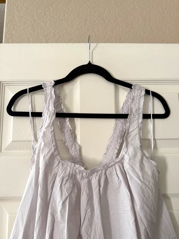 BNWT Zara Light Lilac Poplin Strappy Top - Image 7