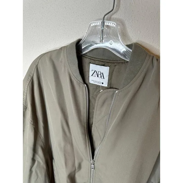 Zara oversized cloth bomber -medium‎ - Image 2