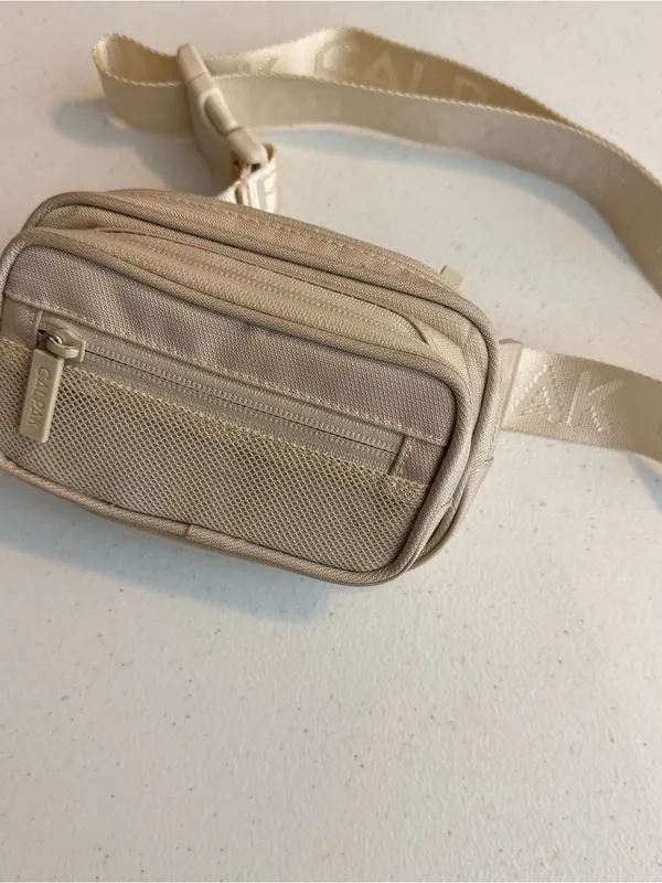 Calpak Stevyn crossbody Fanny Pack bum bag in neutral dune‎ colorway - Image 7