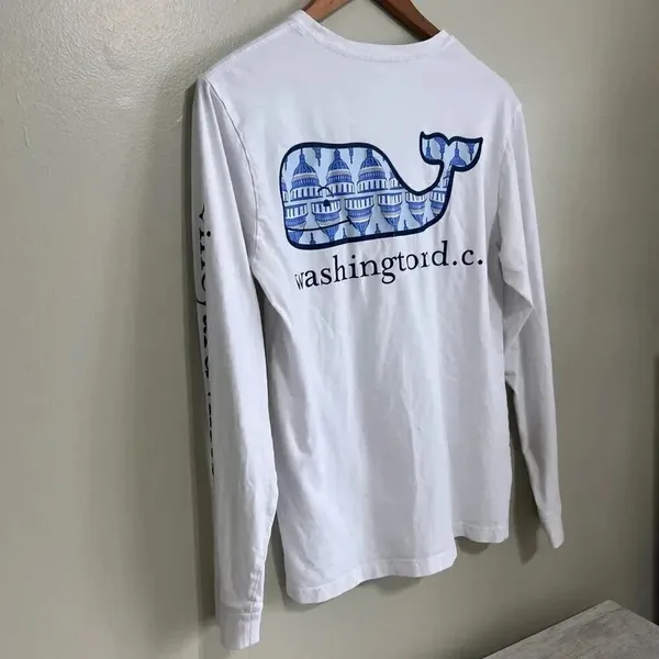 Vineyard Vines Washington DC Long Sleeve Shirt Size XS - Image 7