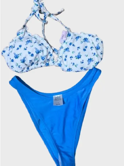 wild fable Blue & White Floral Bikini Set - Image 2
