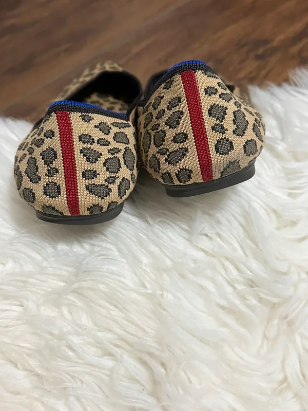  ROTHYS round toe washable cheetah flats  - Image 2