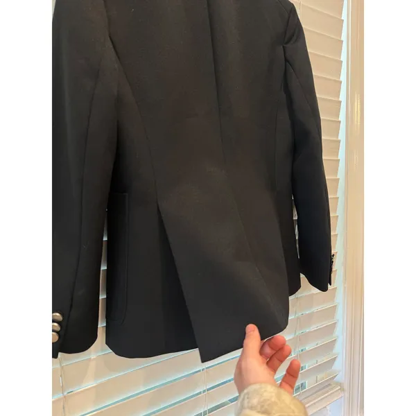 Theory Brightdale B Prospect Blazer Womens 2 Black Two-Button Office‎ Workwear - Image 3