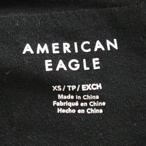 American Eagle Black Pull-On Low Rise Mini Skort Skirt w/ Shorts Size XS - Image 5