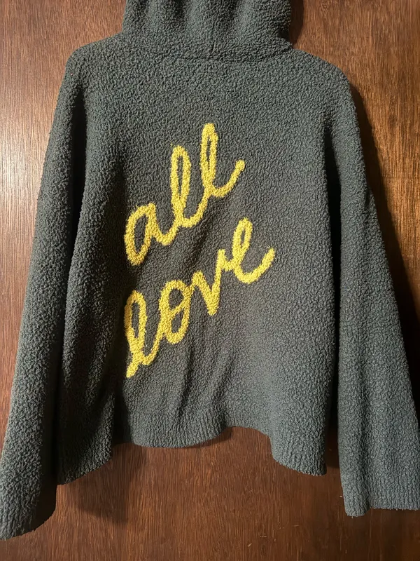 Aerie bubbled Sherpa hoodie L - Image 2