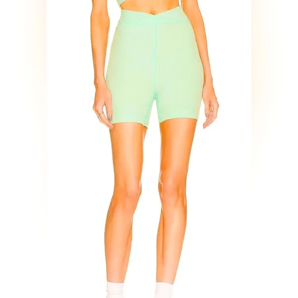 NWT free people free throw‎ shorts size small women’s mint green - Image 3