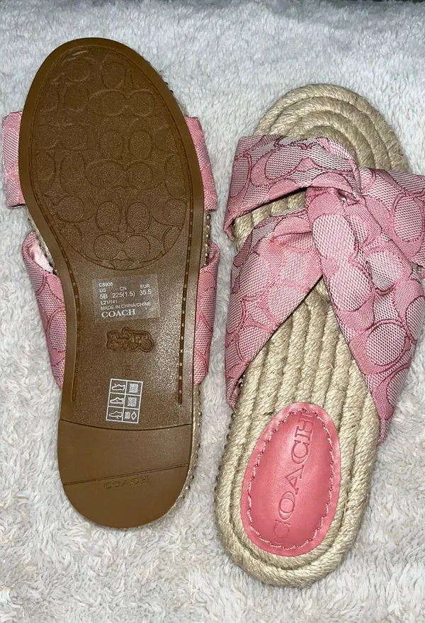 Coach Charli Sig Espadrille Sandals - Image 2