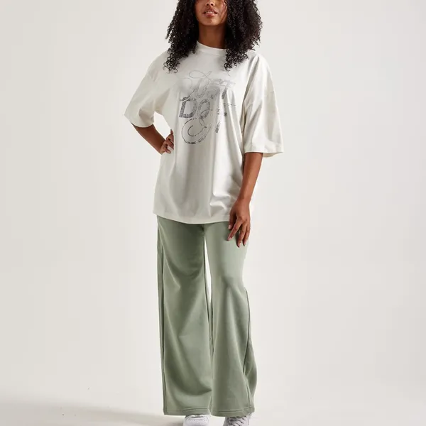 Off white Nike oversized bling rhinestone‎ just do it tee small - Image 3