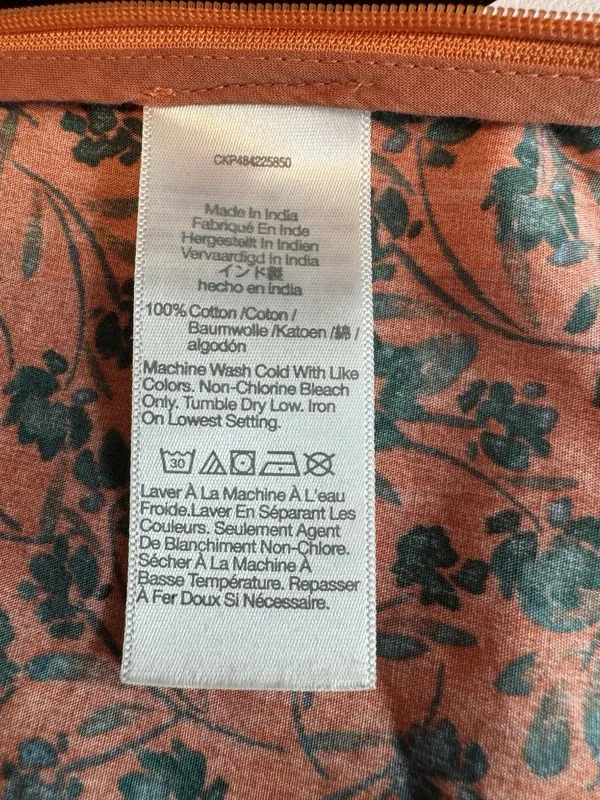 Madewell Amari Twist Top Floral Sunset Haze Cotton Poplin Retro Cottagecore 10 - Image 7