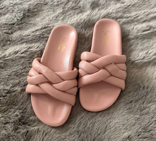 Seychelles Pink Leather Slide Sandals Women’s 7 - Image 6