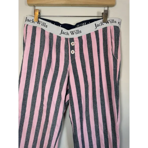 Jack Wills University Outfitters Women's Stripe Pajama bottoms Sz 6 Y2K Vintage - Image 9