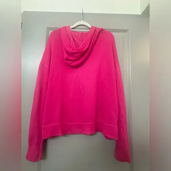 Sundry LA NY Sweatshirt Hoodie Raspberry Size 1 - Image 3