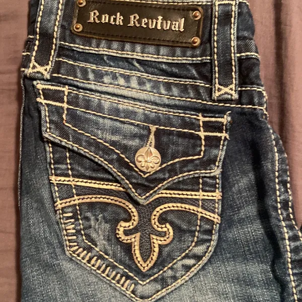 Rock Revival Bootcut Jen Jean size 25 - Image 3