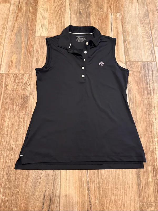 Peter Millar Women's Sleeveless Banded Button Polo - Image 2