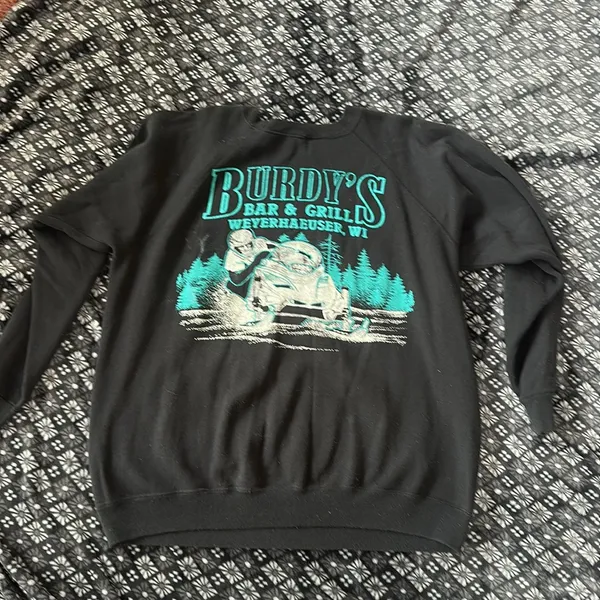 90s vintage snowmobile crewneck - Image 4