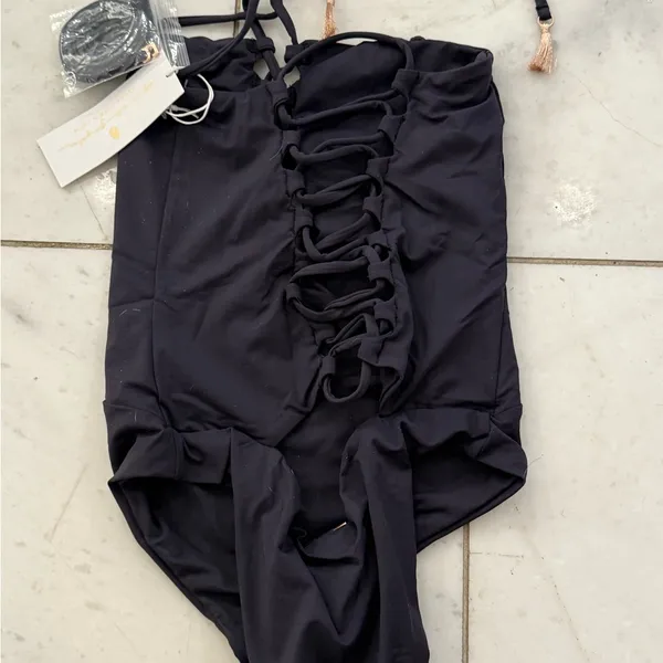 Spiritual Gangster Black One Piece Swimsuit - Image 3