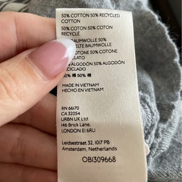 Free People Harper Tank‎ Size Small Grey Flowy - Image 5