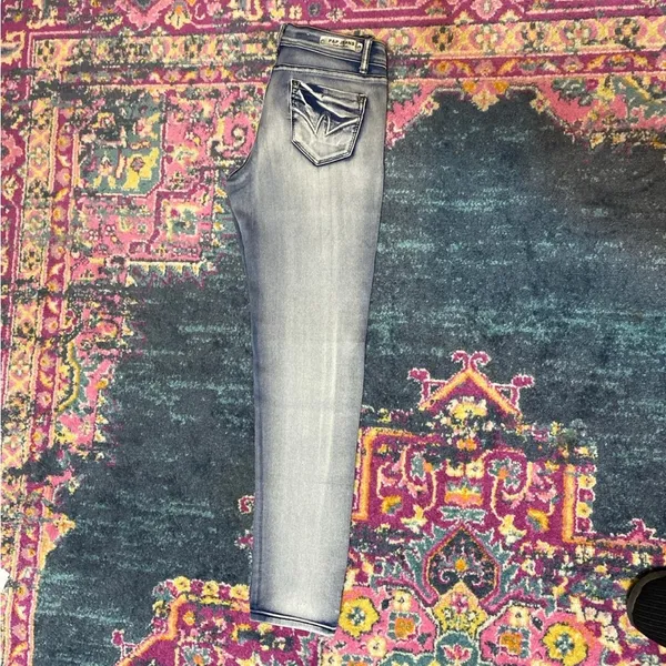 P & P Skinny Jeans with Faded Detailing - Image 7