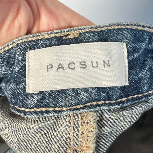 Pacsun Denim Shorts Sz 30 High Waisted Cheetah Bows Festival‎ Retro Casual - Image 4