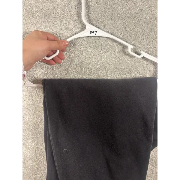 Lululemon Scuba Relaxed High-Rise‎ Jogger Black Women's Size 0 Fleece Sweatpants - Image 12