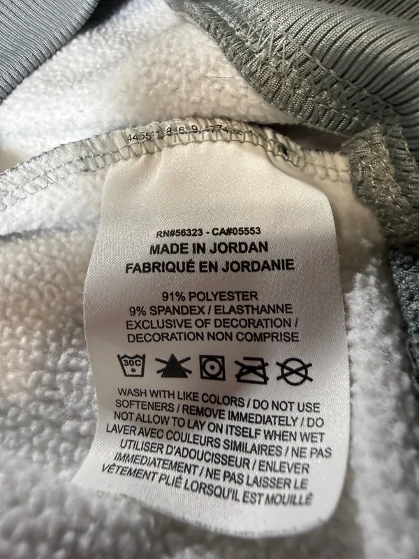 Nike Women’s Grey Hoodie XS white swoosh - Image 4
