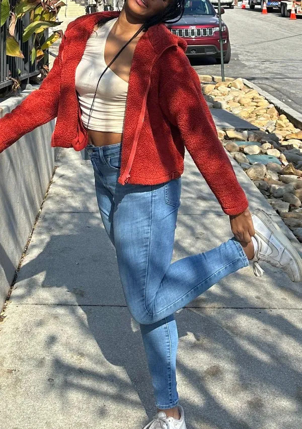 PINK Victoria’s Secret Fur Jacket - Image 2