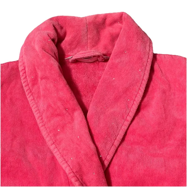 VTG Victoria's Secret Pink Heavy Terry Cloth‎ Blingy bath robe Good Girl Y2K - Image 5