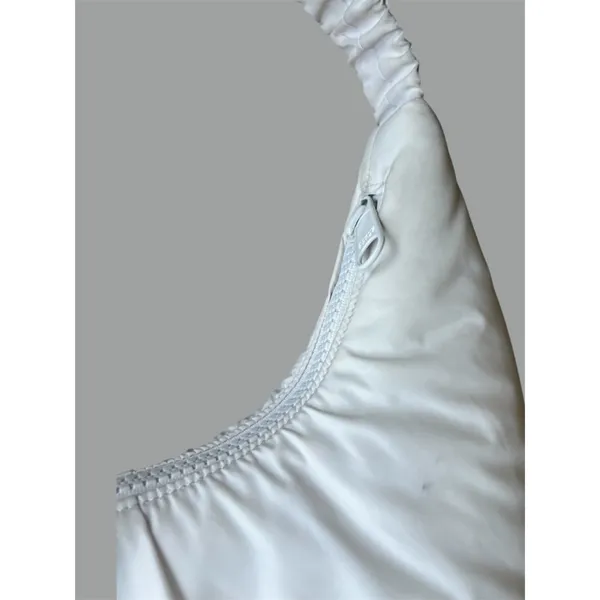 Dagne Dover Rider Crescent Puff Shoulder Bag in Moonbeam Cream Purse - Image 9
