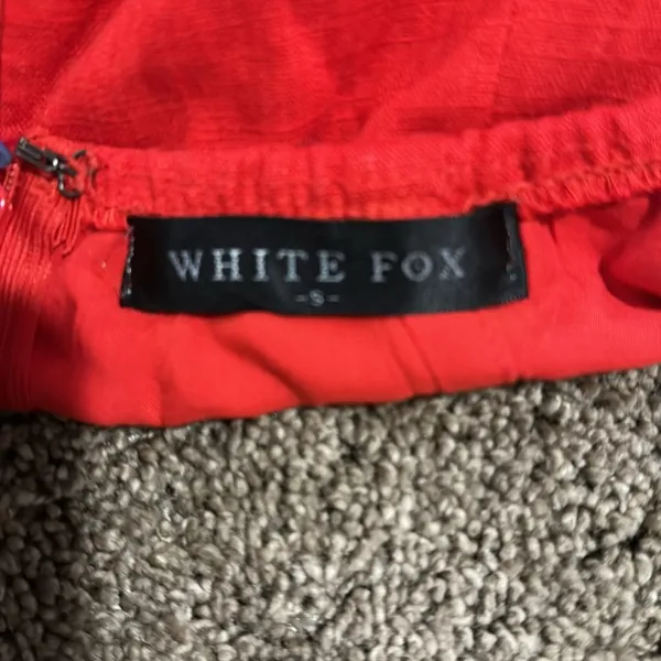 White Fox Red dress - Image 3