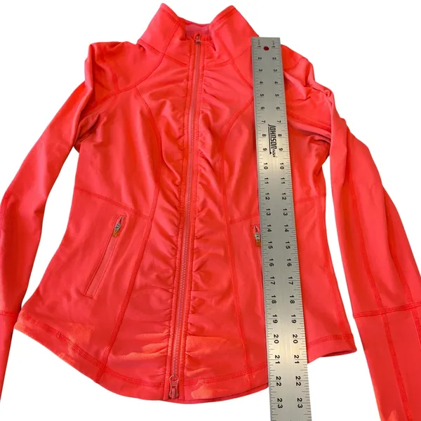 Zella Coral Ruched Zip-Up Athleisure Sporty Activewear Jacket Size S/P - Image 10