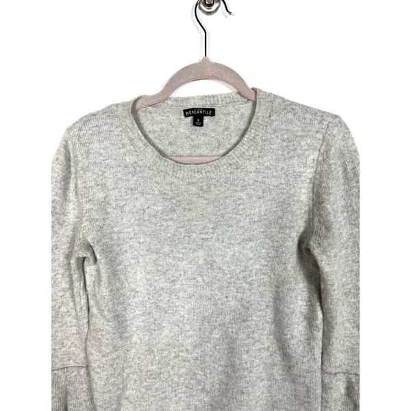 J.‎ Crew mercantile ruffle sleeve wool sweater - Image 2