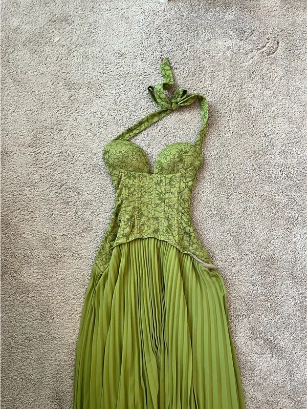 Fenity Sage Green Dress Size XS - Image 2