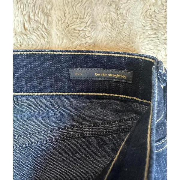 Citizens of Humanity classic 'Ava' dark wash low rise straight leg jeans Size 26 - Image 5