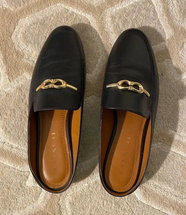 Coach Sienna Leather Slides - Image 4