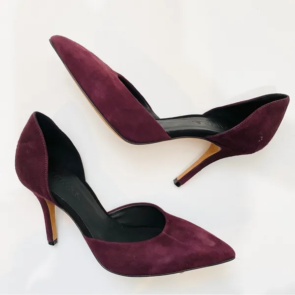 Vince Maroon leather heels - Image 2