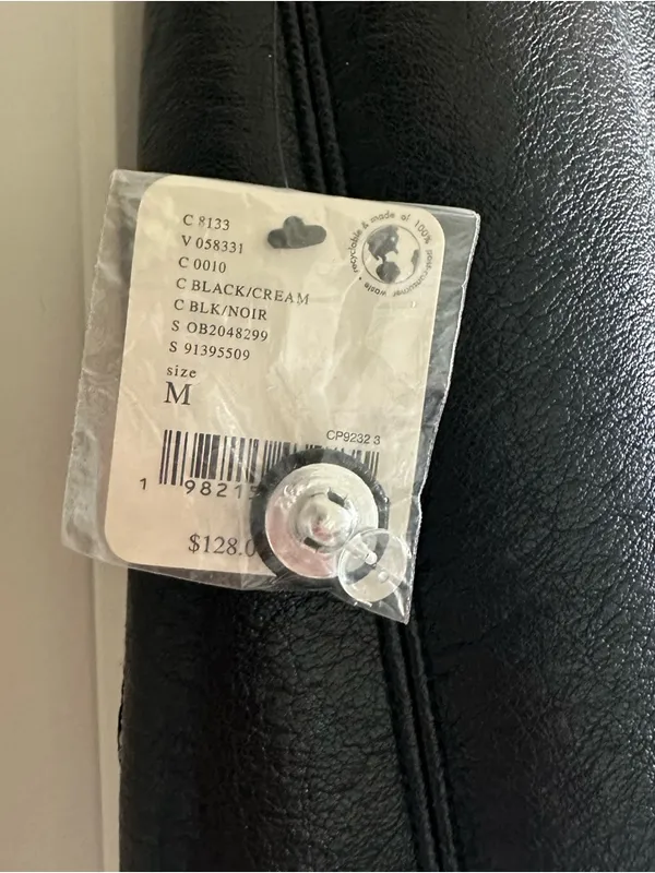 NWT Free People Travelers Reversible Black Leather Vest - Image 9