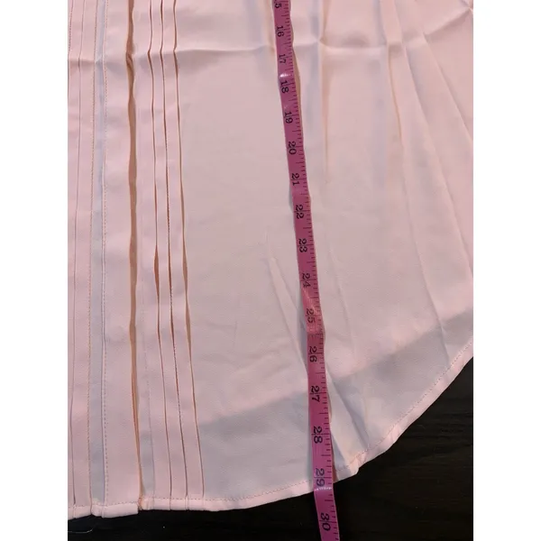 Torrid 1 Georgette Pintuck‎ Blouse Womens Plus Sz 1X Button Office Church Career - Image 11
