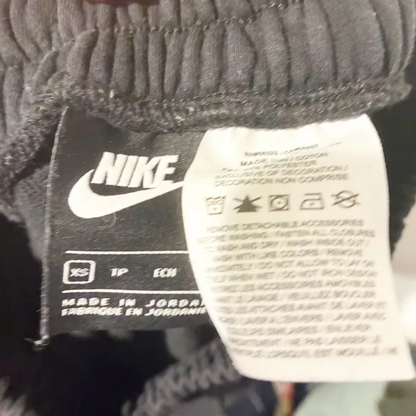 Nike Size XS DM1773-010 Women Sportswear Black‎ Fleece Training Pant - Image 4