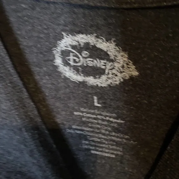 Disney Lilo And Stitch Gray Graphic T-Shirt‎ Large - Image 4