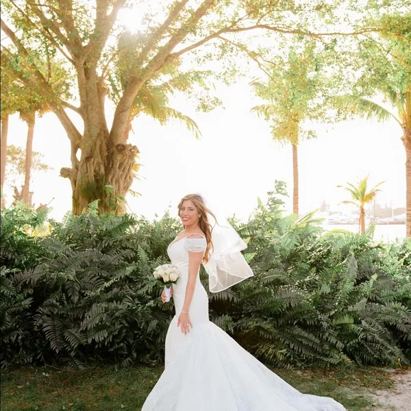 Wedding dress‎ White Size 8 - Image 3