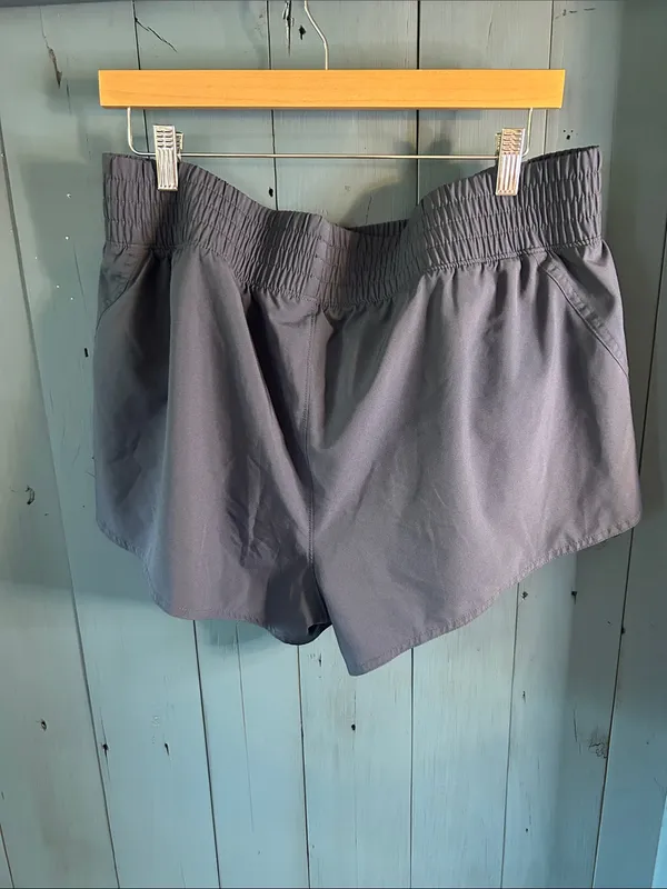 GapFit Deep Sailor Blue Women's Elastic Waist Athletic Shorts - 3” | Size XL - Image 3