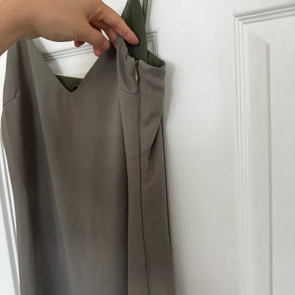 Lulus Perfect For You Sage Green Midi Column Dress - Image 3
