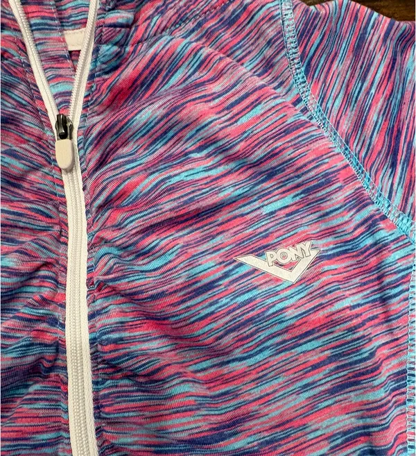 Pony Activewear Zip Up Pink - Image 2