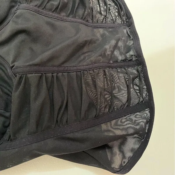 Divided H&M Modern Love Corset Black Lingerie Top Large Mesh Fitted - Image 3